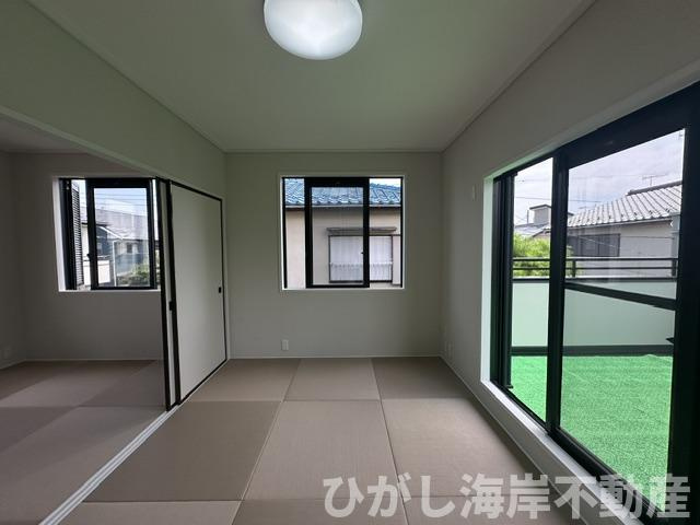茅ケ崎市旭が丘　中古戸建の和室|新規リフォーム完了！　6帖　和室