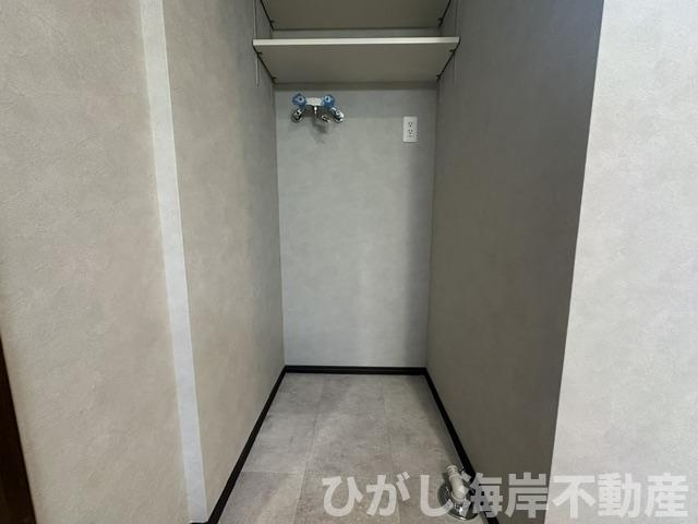 茅ケ崎市旭が丘　中古戸建のランドリースペース|新規リフォーム完了！　洗濯機置場