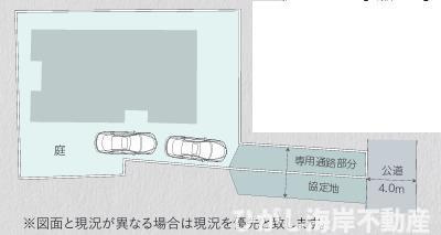 茅ケ崎市旭が丘　中古戸建の区画図|区画図