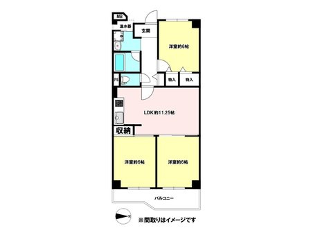【間取り】 | ☆守口ハイライフA棟