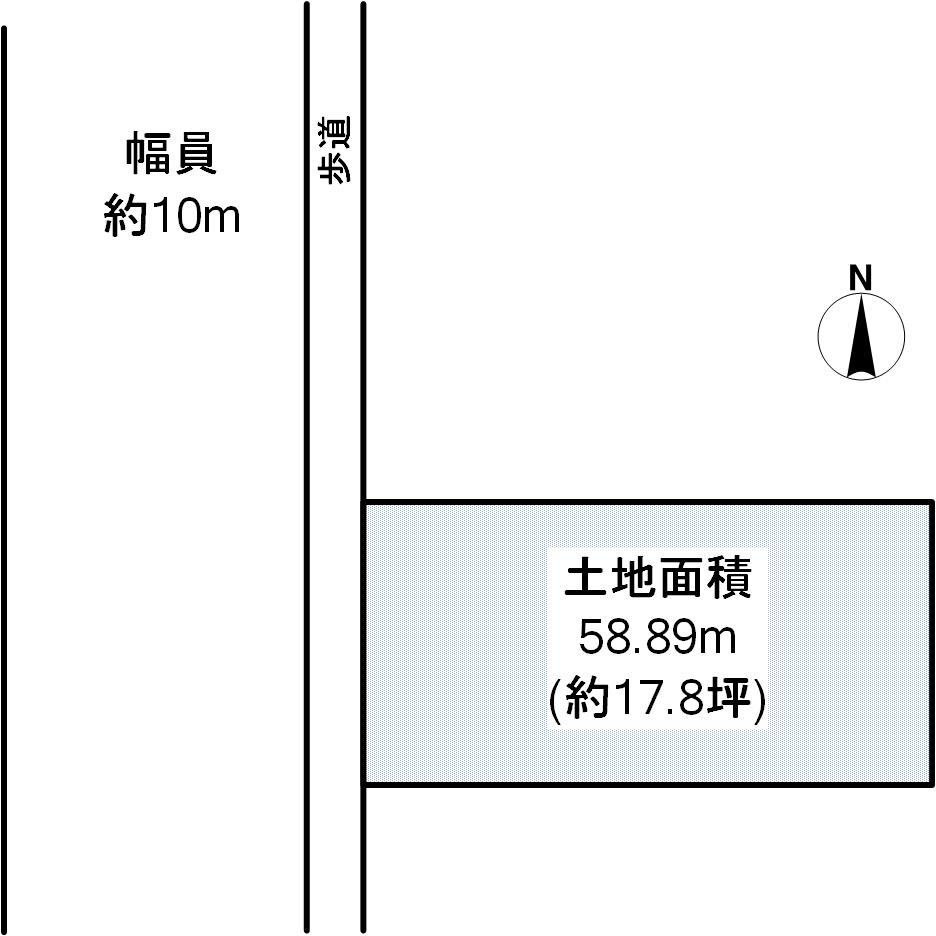 南武庫之荘2丁目　土地の外観