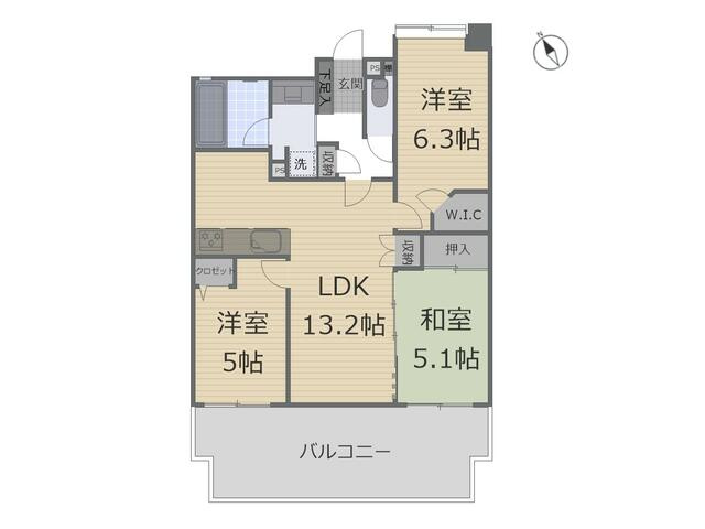 モナーク宇都宮の間取り