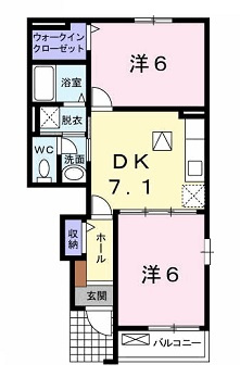 ブライト　ヴィラ　２の間取り