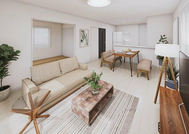 船橋市前原西１丁目戸建の居間・リビング