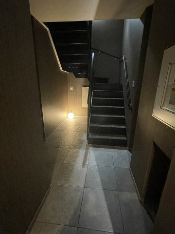 ラシーネ天神下のエントランス