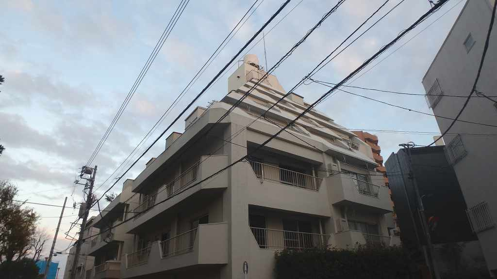駒込台ハイツT棟の外観