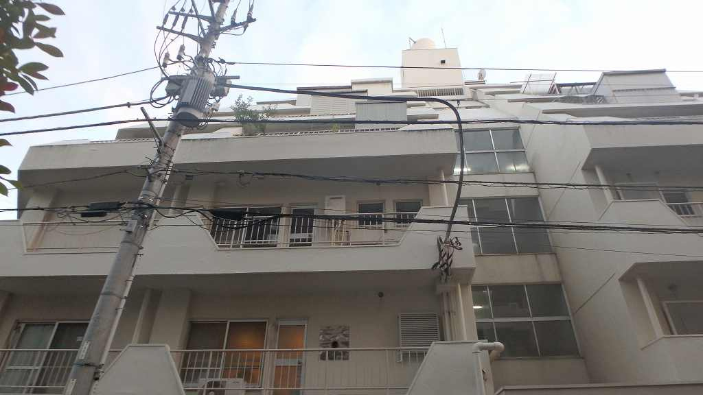 駒込台ハイツT棟の外観