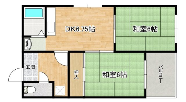 桜井２マンションの間取り