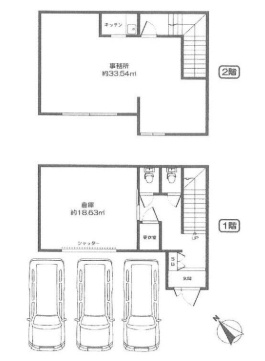 加美西２丁目店舗事務所の間取り