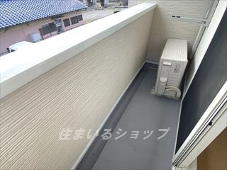 広島市安佐北区可部町大字南原のアパートのバルコニー