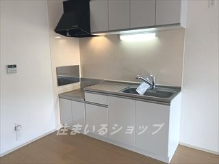 広島市安佐北区可部町大字南原のアパートのキッチン|浄水器一体型シャワー水栓