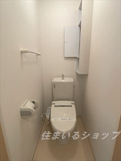 広島市安佐北区可部町大字南原のアパートのトイレ