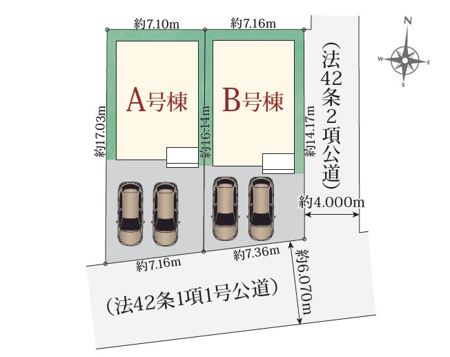 【区画図】 | 駿東郡清水町徳倉 新築一戸建て B号棟 | B号棟の区画図です