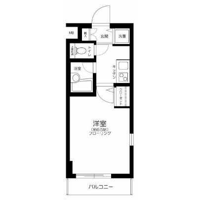 プレール・ドゥーク東新宿の間取り