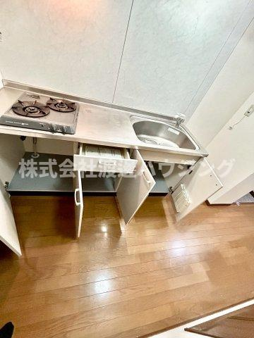 アンプルールクラージュ三喜Ⅰのキッチン|キッチン下収納