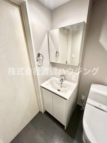 ミークジーエ汐町の洗面所