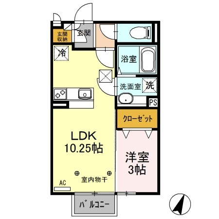 ルミエールＦの間取り