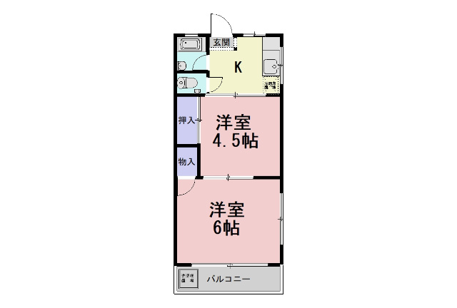 新前橋ハイツの間取り