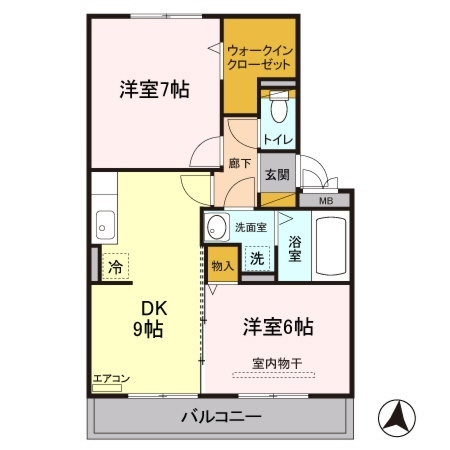 エスポワールの間取り