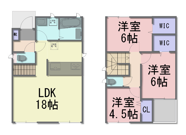 パルトネール前橋石倉町の間取り
