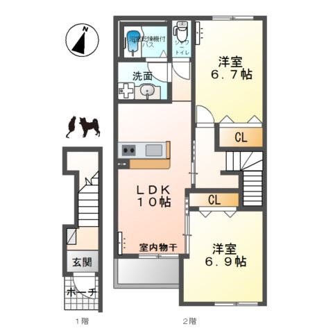 ベルローズの間取り