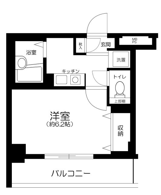メインステージ門前仲町の間取り