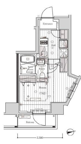 MAXIV南砂町の間取り