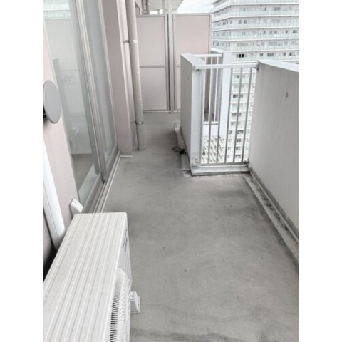 岐阜シティ・タワー43　2408号室のバルコニー|24階部分・東向き