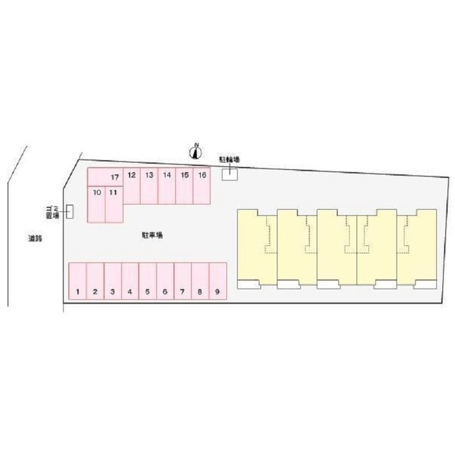 紫苑の駐車場