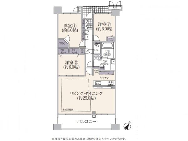 ルネたまプラーザの間取り