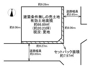 【土地図】 | 大阪市旭区大宮2丁目　建築条件無しの売土地