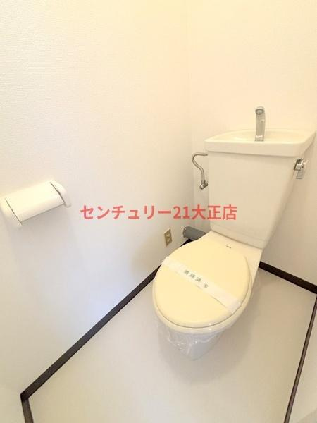 大阪市港区夕凪１丁目の賃貸マンションのトイレ