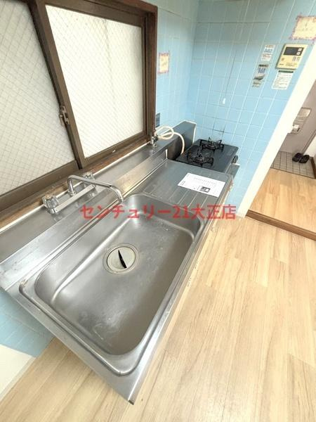 大阪市港区三先２丁目の賃貸マンションのキッチン