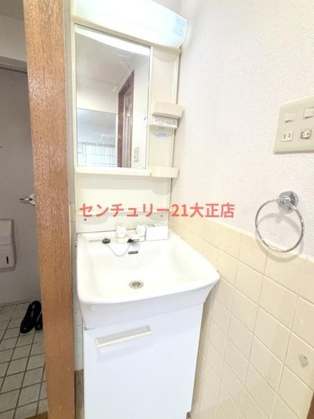 大阪市港区三先２丁目の賃貸マンションの洗面所
