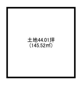 橿原市東坊城町　建築条件なし土地の土地図