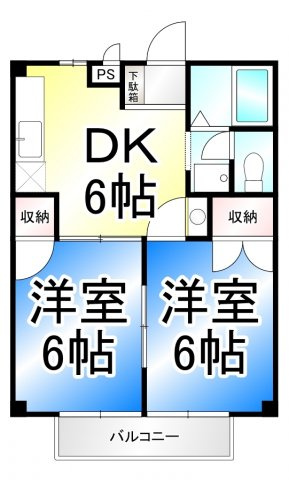 アネックス一由の間取り