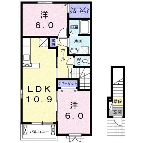 【間取り】 | カーサ・ボナール　Ａ