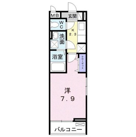 パルフェット島田本町の間取り