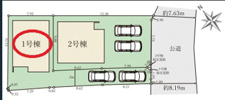 【区画図】 | Terrechez京都市伏見区醍醐南里町１期 | 区画図