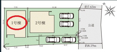 【区画図】 | Terrechez京都市伏見区醍醐南里町１期 | 区画図