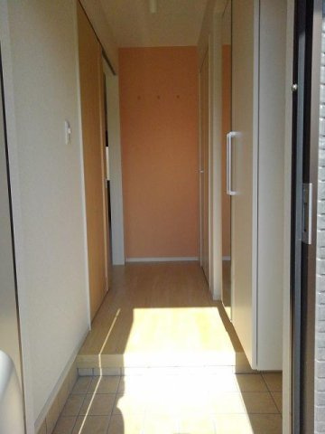 ミルアージュＨの玄関