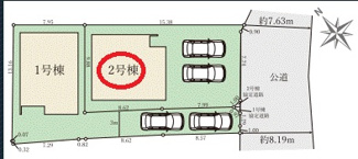 【区画図】 | Terrechez京都市伏見区醍醐南里町１期 | 区画図
