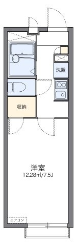 レオパレスグランドソレーユの間取り