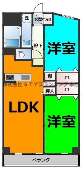 仲介手数料０円！インプルーブ金山の間取り