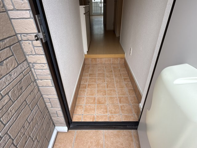 ラフレシールあぼしＢの玄関