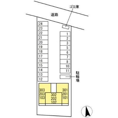 【区画図】 | アル・ソーレ住吉