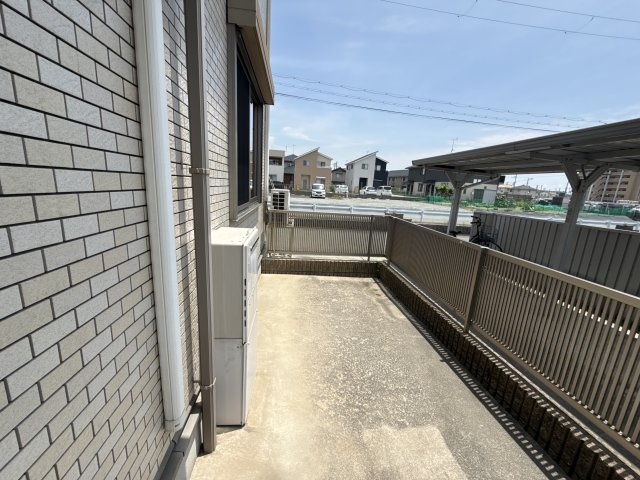 ファミール　Ｄ棟のバルコニー