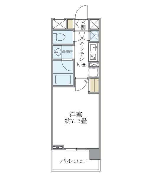 バンクサイドコート常盤の間取り|間取りです。