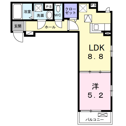 【間取り】 | メゾンルミネ　中町