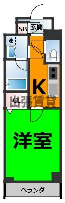 仲介手数料０円！シャルマンソワレ名駅の間取り
